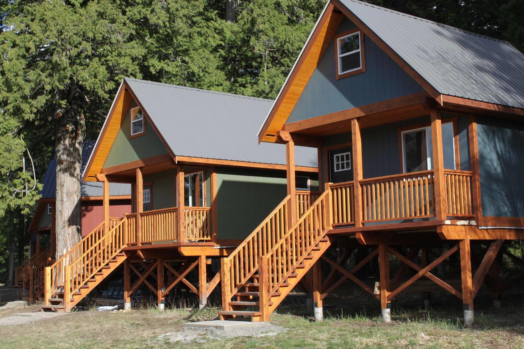 Hidden Acres Farm And Treehouse Resort Terrace Exteriér fotografie