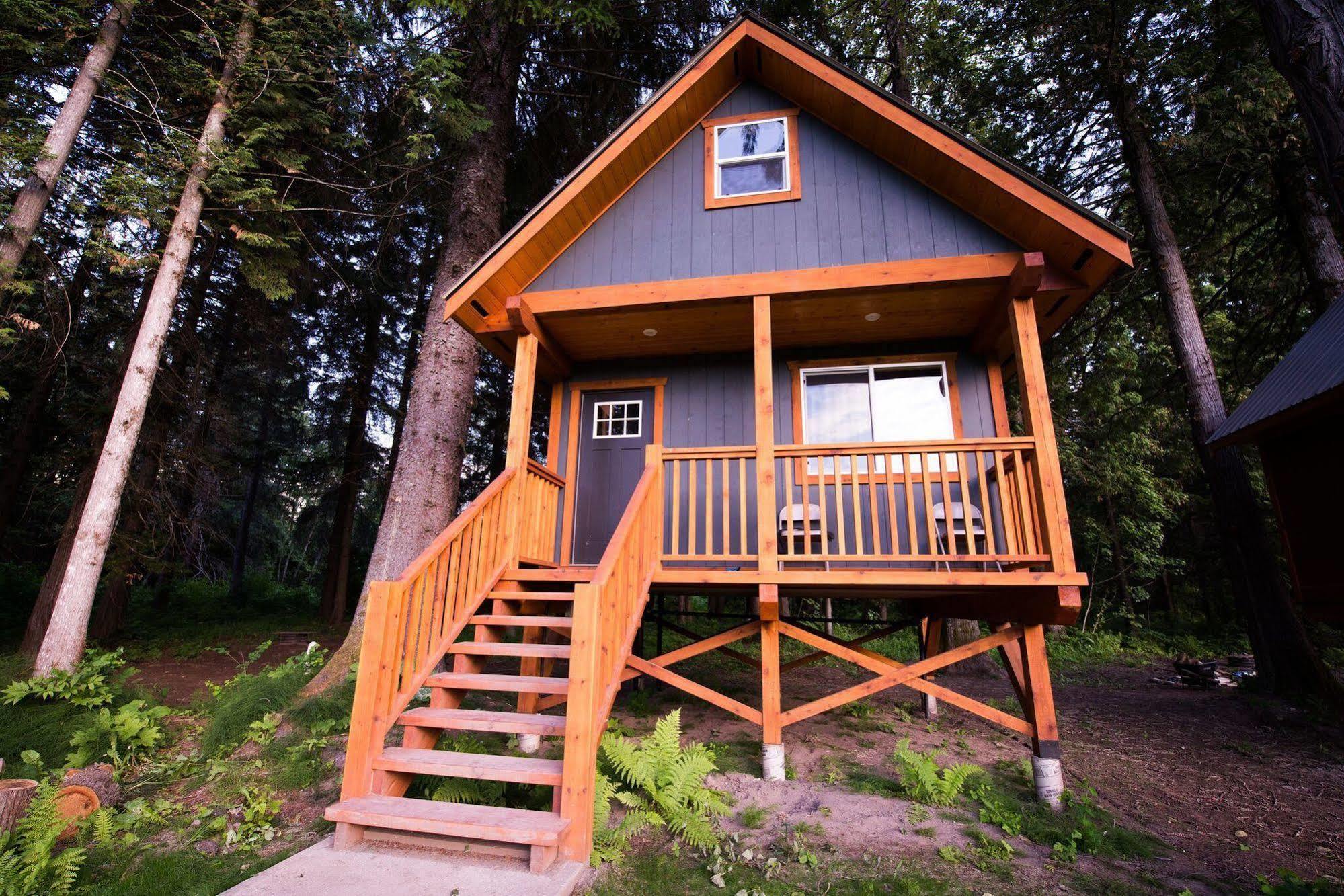 Hidden Acres Farm And Treehouse Resort Terrace Exteriér fotografie