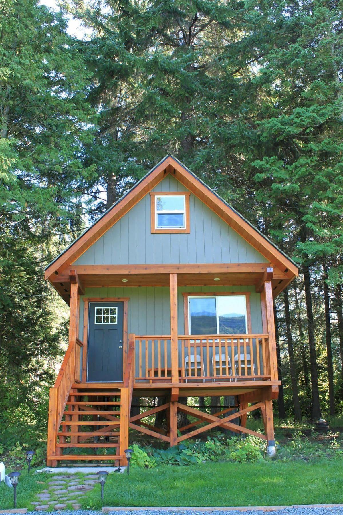 Hidden Acres Farm And Treehouse Resort Terrace Exteriér fotografie